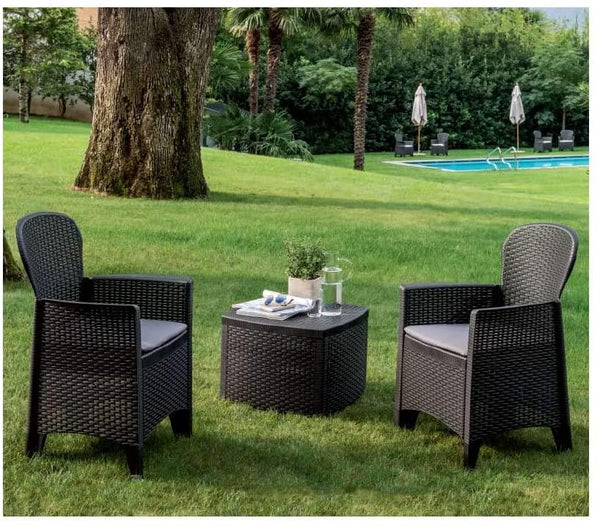 Set poltrone Bice neutro da giardino - doomostore