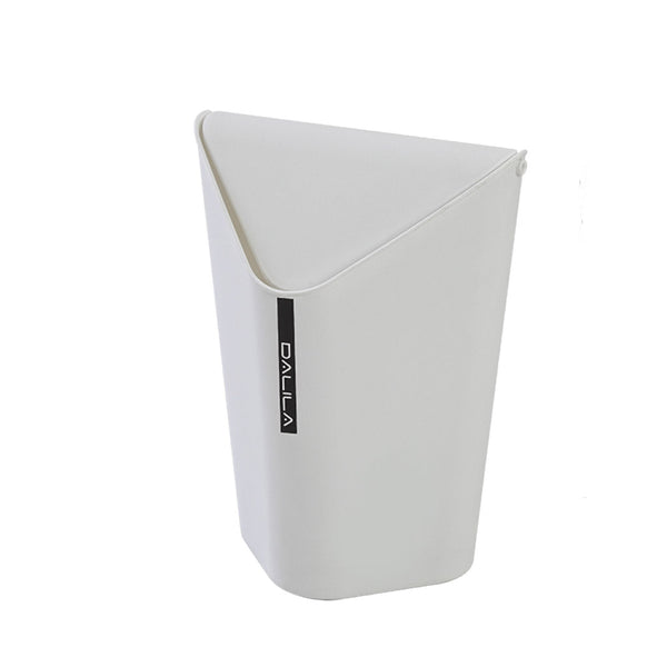 Pattumiera con coperchio basculante in plastica 6,5 Lt - doomostore