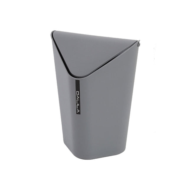 Pattumiera con coperchio basculante in plastica 6,5 Lt - doomostore