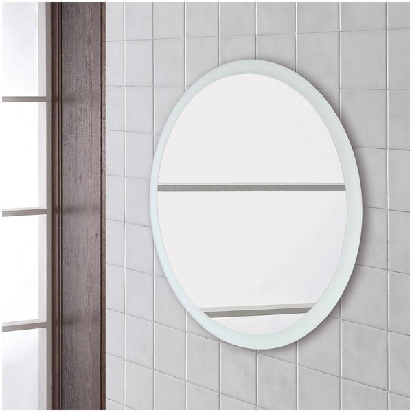 specchio tondo serigrafato diametro 80 cm - doomostore