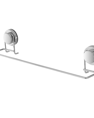 porta asciugamani 45 cm in acciaio cromato a ventosa