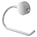 Porta rotolo in acciaio cromato con doppia modalità di fissaggio - doomostore