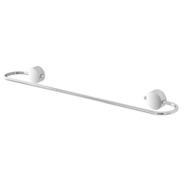 porta asciugamani 55 cm in acciaio cromato con doppia modalità di fissaggio - doomostore