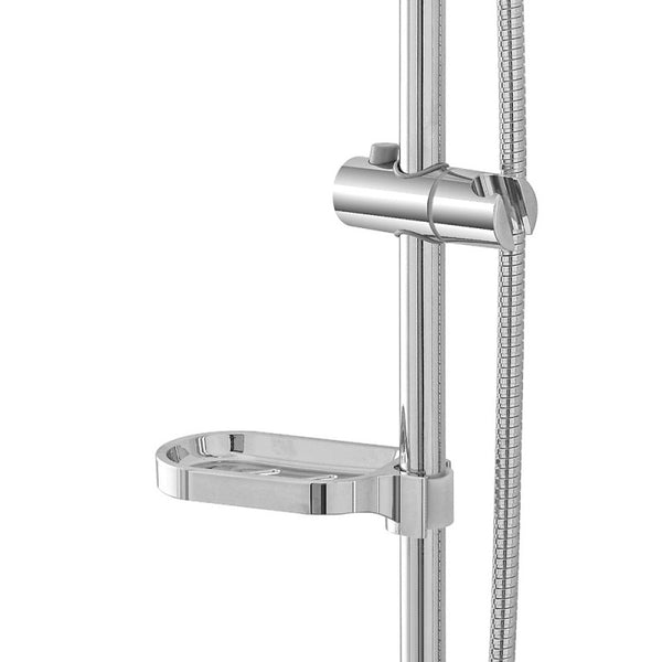 colonna doccia cromo H.75 cm con doccetta ABS cromo - doomostore