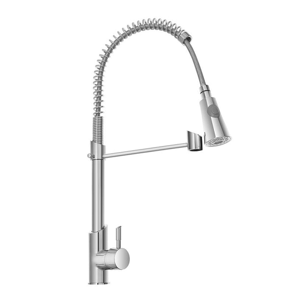 miscelatore monocomando lavello canna con molla orientabile, due funzioni - doomostore