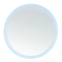 specchio tondo satinato retroilluminato con luci led diametro 80 cm - doomostore