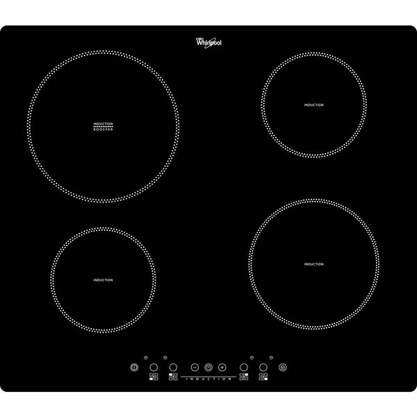 Piano cottura a induzione 4 zone in vetroceramica Whirlpool - ACM 838/NE - doomostore