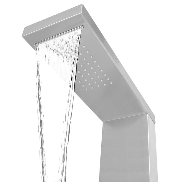 Pannello Doccia in Acciaio Inossidabile Quadrato - doomostore