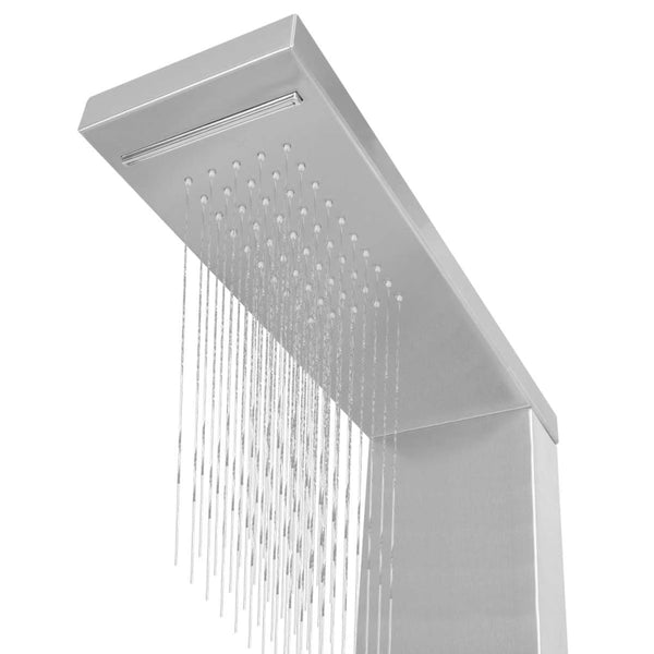 Pannello Doccia in Acciaio Inossidabile Quadrato - doomostore