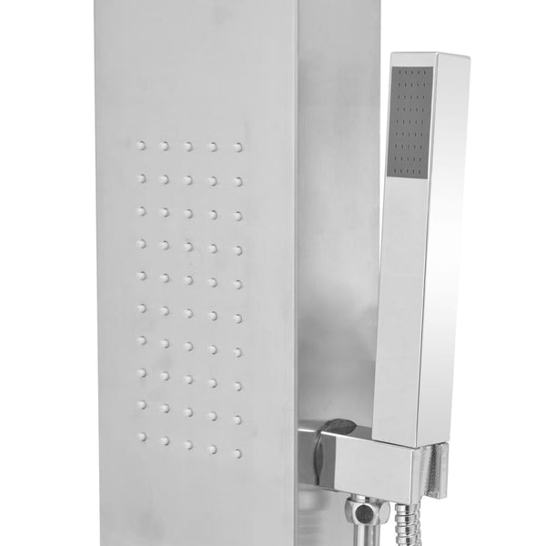 Pannello Doccia in Acciaio Inossidabile Quadrato - doomostore