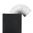 Cappa Aspirante a Muro Acciaio Inox 756 m³/h 90 cm Nera - doomostore