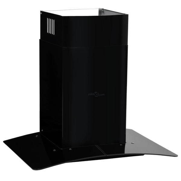 Cappa Aspirante a Muro Acciaio Inox 756 m³/h 60 cm Nera - doomostore