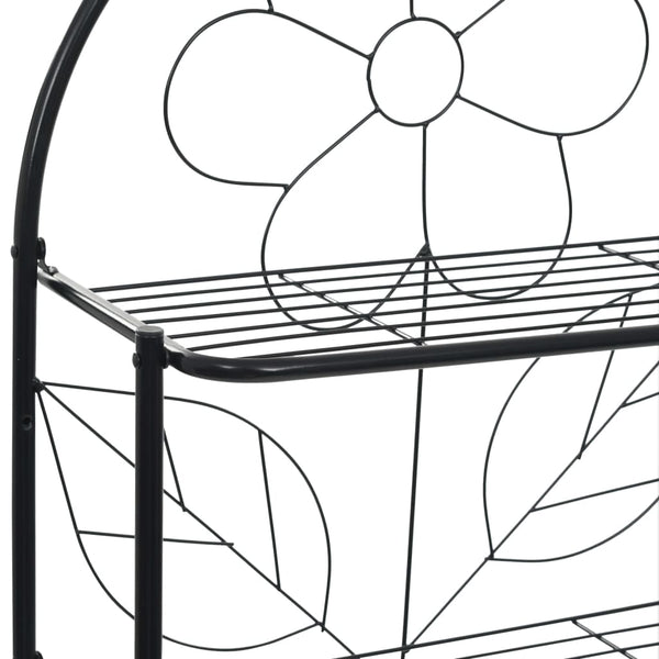 Scaffale da Bagno 60x33x174 cm Nero - doomostore