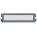 Sponde Letto di Sicurezza Bambini Grigio 120x42cm Poliestere - doomostore