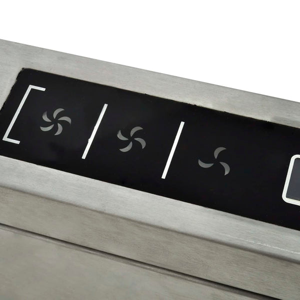 Cappa da Cucina a Isola in Acciaio Inox con Display LCD - doomostore