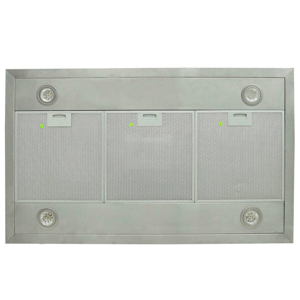 Cappa da Cucina a Isola in Acciaio Inox con Display LCD - doomostore