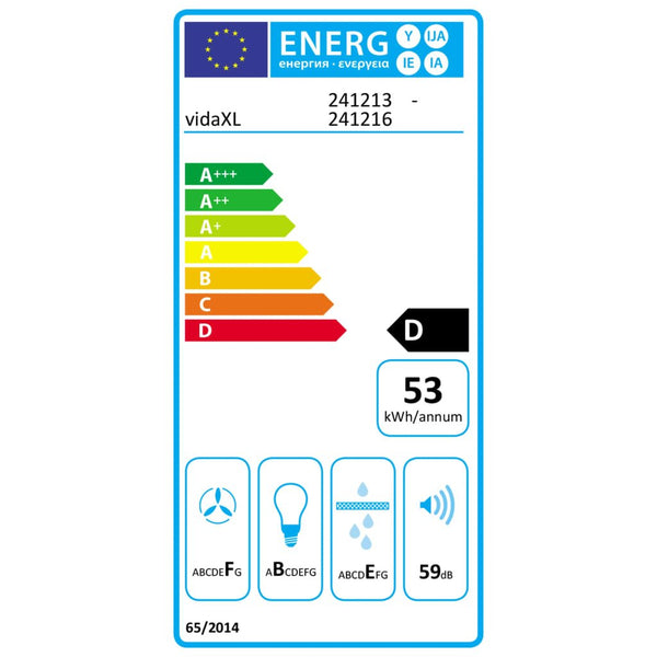 Cappa da Cucina in Acciaio Inossidabile 600 mm - doomostore