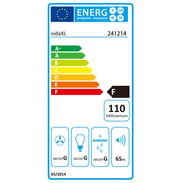 Cappa in Vetro Temperato Bianca 600 mm - doomostore
