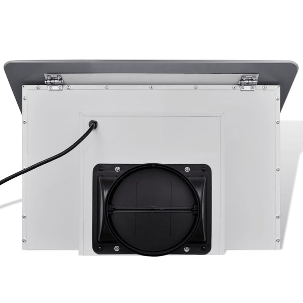 Cappa in Vetro Temperato Bianca 600 mm - doomostore