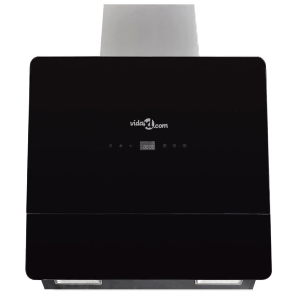 Cappa in Vetro Temperato con Display 600 mm Nera - doomostore