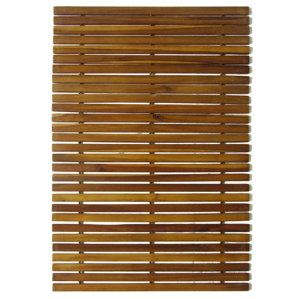 Set 3 pz Stuoia per bagno in acacia 80 x 50 cm - doomostore