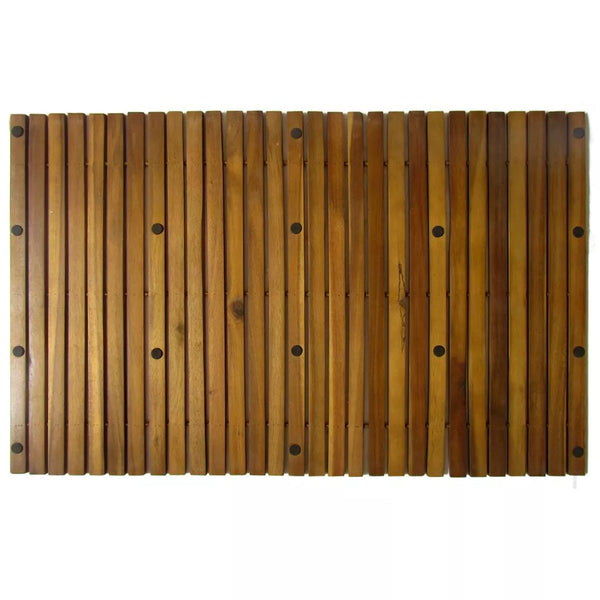 Set 3 pz Stuoia per bagno in acacia 80 x 50 cm - doomostore