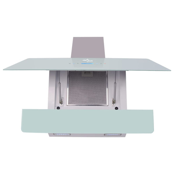 Cappa con Schermo Touch Bianca 900 mm - doomostore