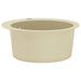 vidaXL Lavello da Cucina in Granito Vasca Singola Tonda Beige - doomostore