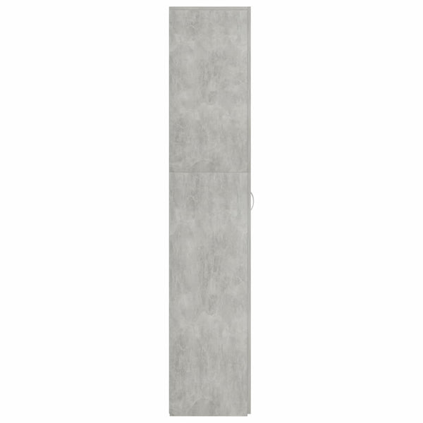 Scarpiera Grigio Cemento 80x35,5x180 cm in Truciolato - doomostore