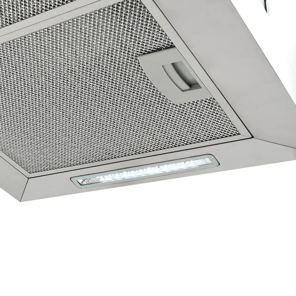 Cappa da Cucina ad Isola Sospesa LCD con Sensore 55 cm Acciaio - doomostore