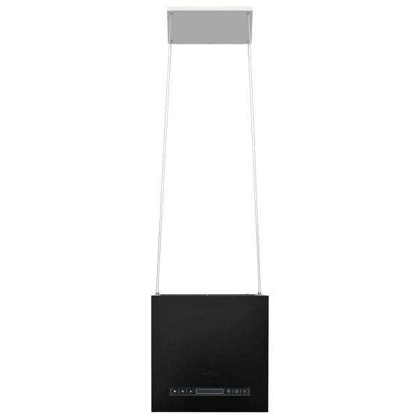 Cappa da Cucina ad Isola Sospesa LCD Sensore 37 cm in Acciaio - doomostore
