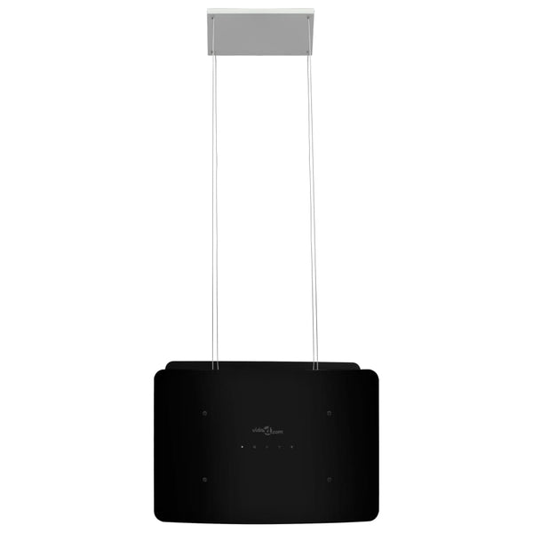 Cappa da Cucina ad Isola Sospesa LCD Sensore in Vetro Temperato - doomostore