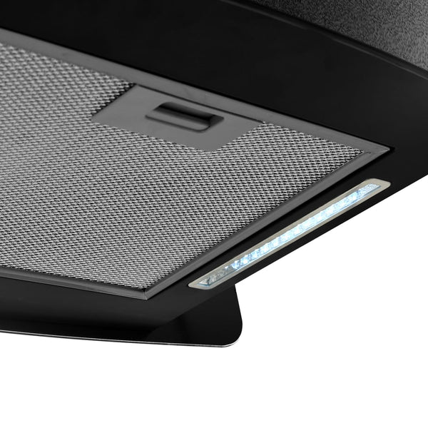 Cappa da Cucina ad Isola Sospesa LCD Sensore in Vetro Temperato - doomostore