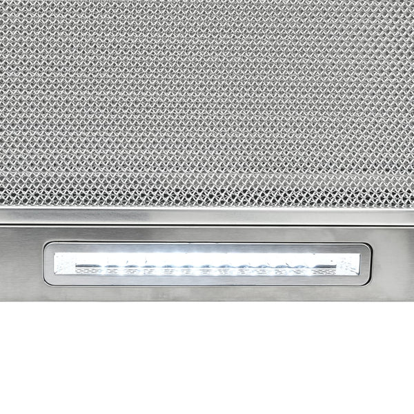 Cappa da Cucina Incorporata Sottile 480 m³/h Alluminio Acciaio - doomostore