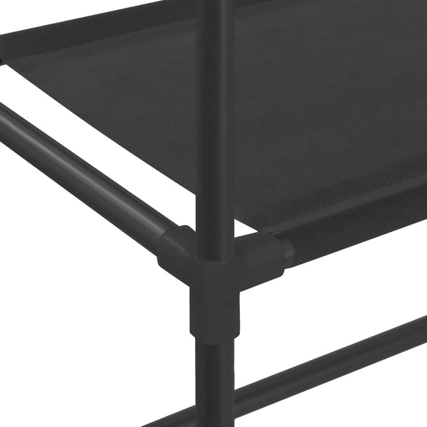 Scaffale per Lavatrice con 3 Ripiani Nero 69x28x169 cm - doomostore