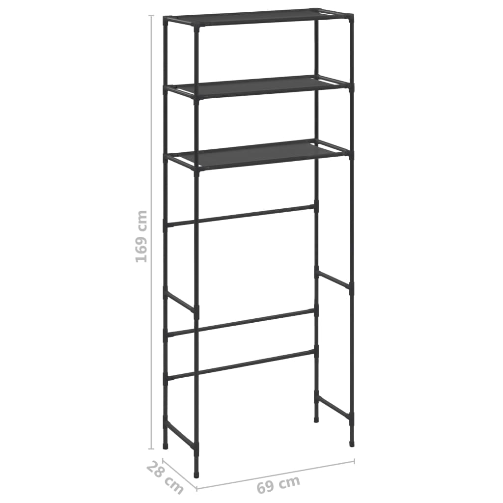 Armadio per 2 lavatrici con bastone appendiabiti e ripiani Naturale chiaro H184 x L128 cm - ERKANO Armadio per 2 lavatrici con bastone appendiabiti e ripiani Naturale chiaro H184 x L128 cm - ERKANO