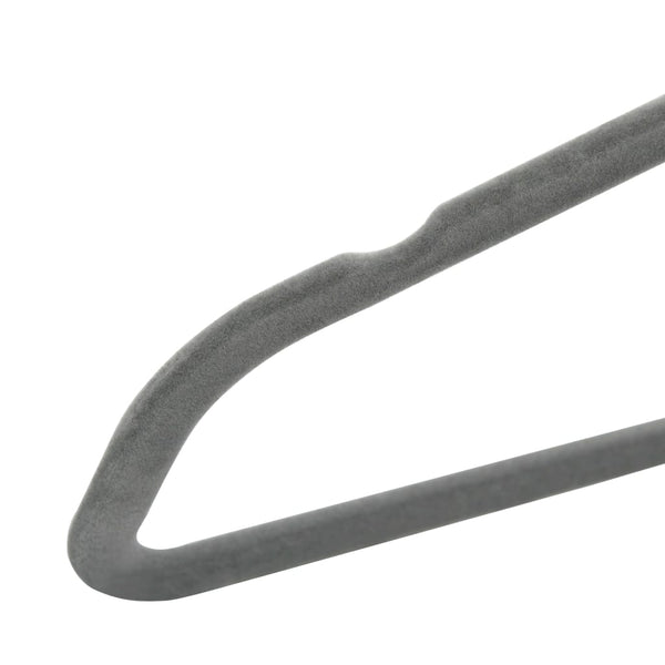 Set Appendiabiti 100 pz Antiscivolo Grigio in Velluto - doomostore