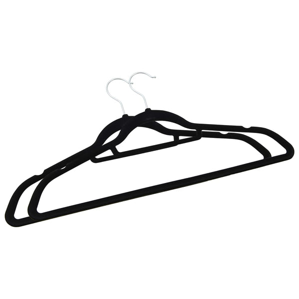 Set Appendiabiti 100 pz Antiscivolo Nero in Velluto - doomostore