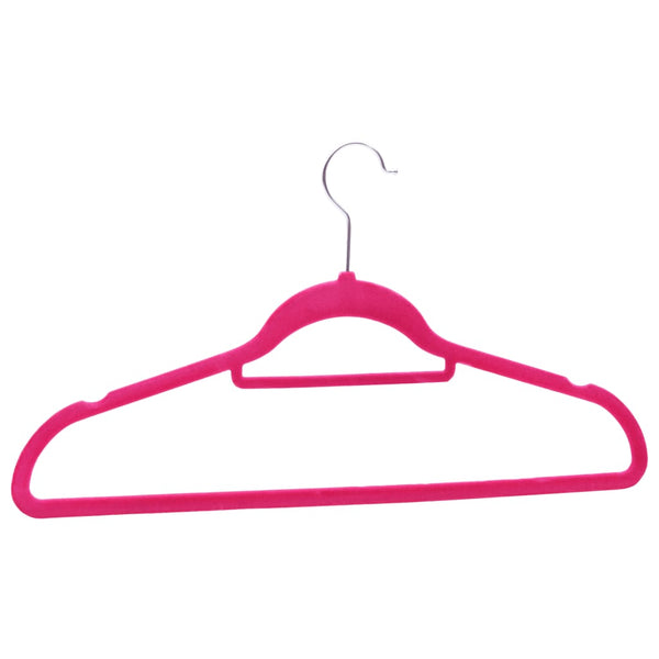 Set Appendiabiti 100 pz Antiscivolo Rosa in Velluto - doomostore