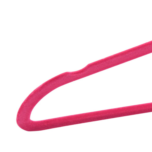 Set Appendiabiti 100 pz Antiscivolo Rosa in Velluto - doomostore