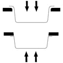 Lavello da Cucina con Foro Troppopieno Grigio in Granito - doomostore