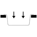 Lavello da Cucina Doppio con Foro Troppopieno Bianco in Granito - doomostore