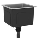 Lavello da Cucina Lavorato a Mano con Filtro in Acciaio Inox - doomostore