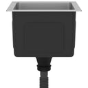 Lavello da Cucina Lavorato a Mano con Filtro in Acciaio Inox - doomostore