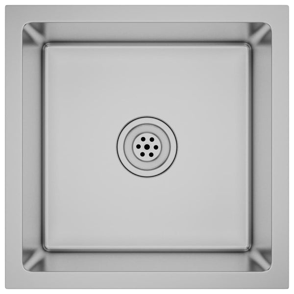 Lavello da Cucina Lavorato a Mano con Filtro in Acciaio Inox - doomostore