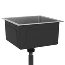 Lavello da Cucina Lavorato a Mano con Filtro in Acciaio Inox - doomostore