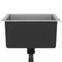 Lavello da Cucina Lavorato a Mano con Filtro in Acciaio Inox - doomostore