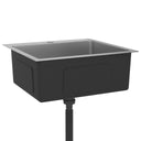 Lavello da Cucina Lavorato a Mano con Filtro in Acciaio Inox - doomostore