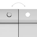 Lavello Cucina Lavorato a Mano con Foro Rubinetto Acciaio Inox - doomostore