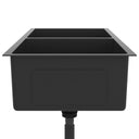 Lavello da Cucina Artigianale con Filtro Nero in Acciaio Inox - doomostore